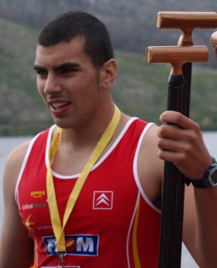Miguel Rodríguez, subcampión do Mundo C-1 500 m.