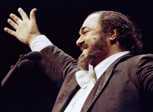 O tenor, nun concerto en Bos Aires en decembro de 1991