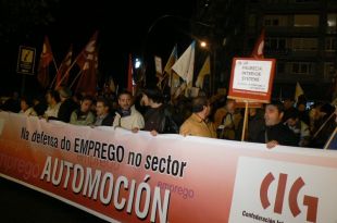Imaxes da mobilización da CIG polas rúas de Vigo / Fonte: CIG