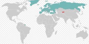 Mapa cos países asinantes da Declaración de Boloña, na que se entre no EEES (en vermello onde foi rexeitado)
