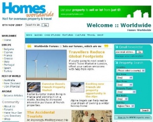 Web da revista 'Home Worldwide'