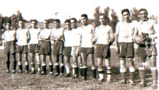 Unha das primeiras formacións do Levante a mediados dos anos 30. Estes foron os xogadores que gañaron a Copa de l'Espanya Lliure