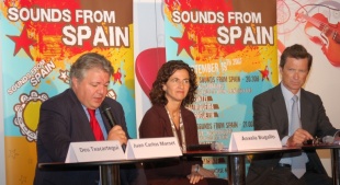 Ánxela Bugallo, na presentación de 'Sounds from Spain'
