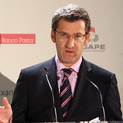 O presidente de Galiza, Alberto Núñez Feijoo