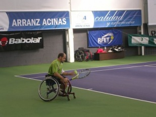 O tenista Álvaro Illobre