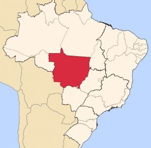 Situación do Estado de Mato Grosso no Brasil