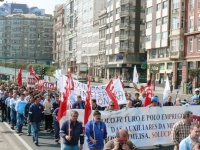 Manifestaci&oacute;n de mineiros na Coru&ntilde;a