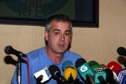 Morlán na conferencia de prensa dada a terza feira na sede de Turismo Rías Baixas