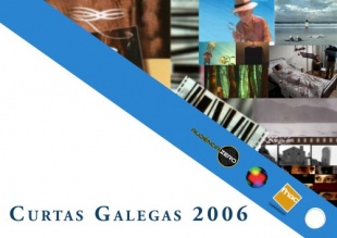Cartel da proxección de curtas galegas