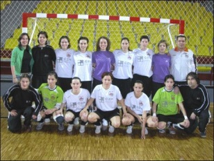 O equipo do Ponte Ourense, que xoga na División de Honra