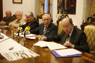 Cacharro Pardo, nunha xuntanza do pleno da Deputación de Lugo