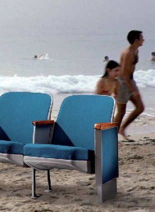 Este verán, a praia converterase en patio de butacas. Foto: Boletín do IGAEM, E-scena