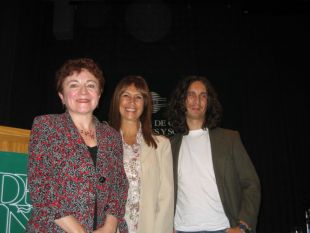 Os autores: María Rosa Lojo, Marina Guidotti de Sanchez e Ruy Farías