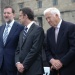 Na foto, Mariano Rajoy, Alberto Núñez Feijoo e o pai deste último, Saturnino Núñez