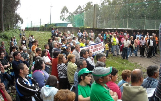 Marcha en Salcedo (28 de xuño de 2009)